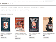 Tablet Screenshot of cinema-city.com